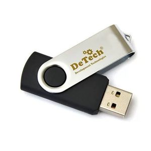 Флеш-накопительUSB Flash DeTech 32GB Swivel Black