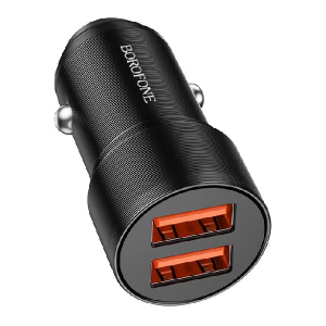 АЗУ Borofone BZ19 2USB 2.4A W12 для Type-C (Black)